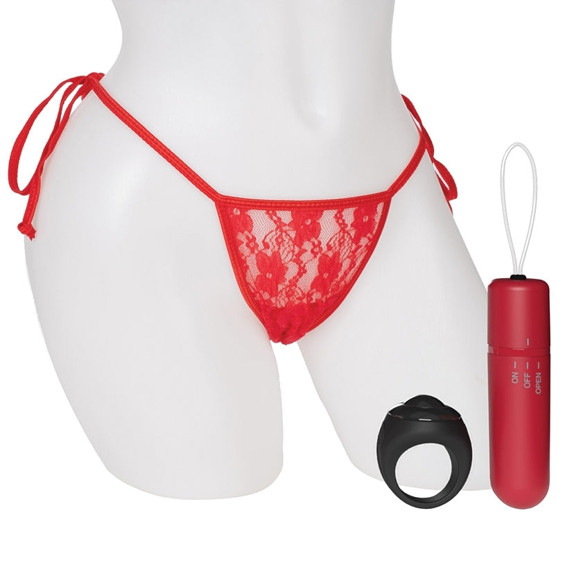 Screaming O My Secret 4T Panty Vibe-Red