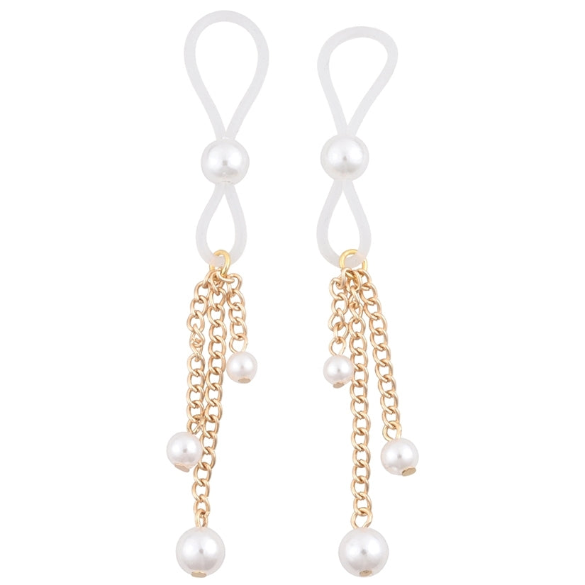 S&M Pearl Nipple Ties