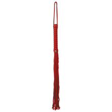 Load image into Gallery viewer, S&amp;M Red Rope Flogger
