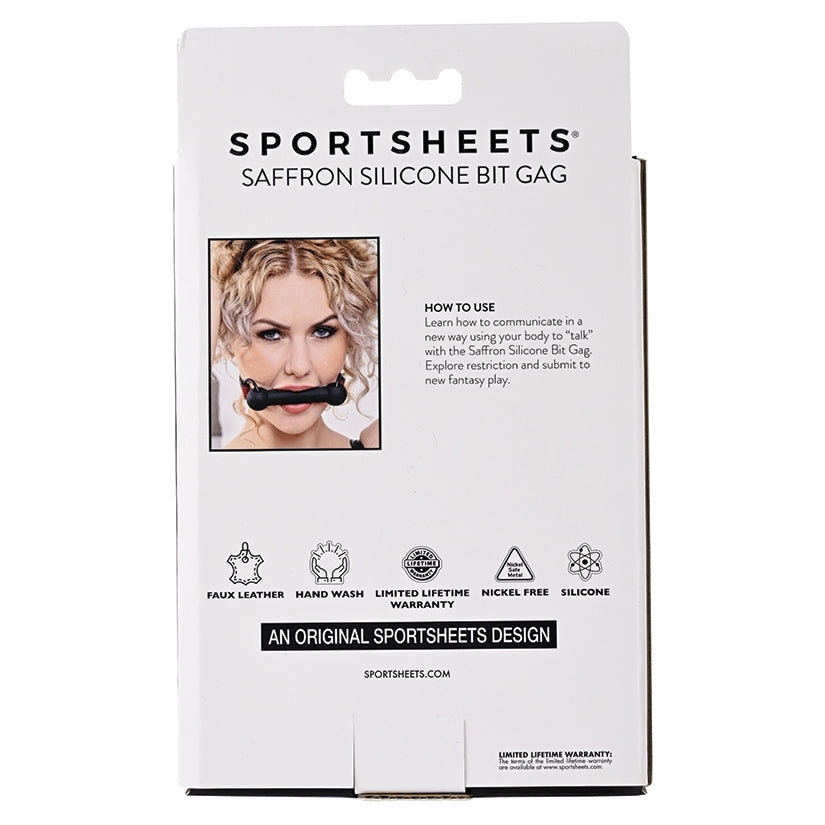 Saffron Silicone Bit Gag