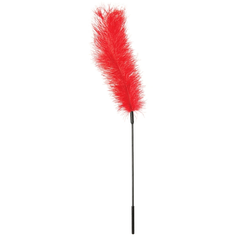 Sportsheets Ostrich Tickler-Red