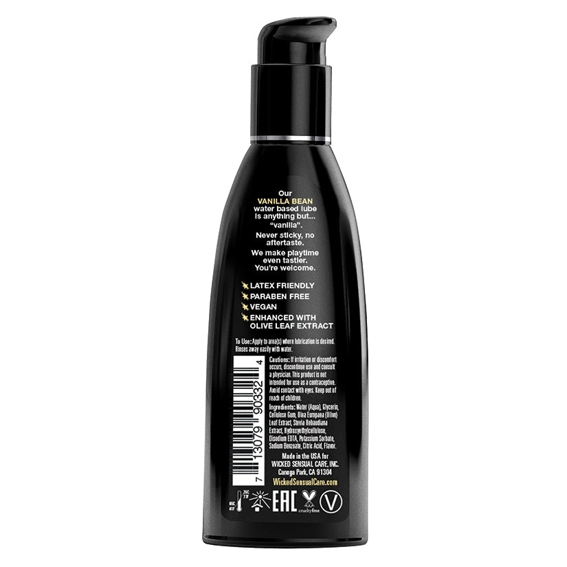 Wicked Aqua Flavored Lube-Vanilla Bean 2oz