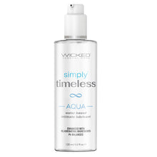 Load image into Gallery viewer, Wicked Simply Timeless Aqua Water-Based Lubricant 4oz
