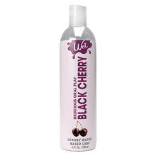 Load image into Gallery viewer, Wet Delicious Oral Play Black Cherry Waterbased Flavored Lubricant 4oz
