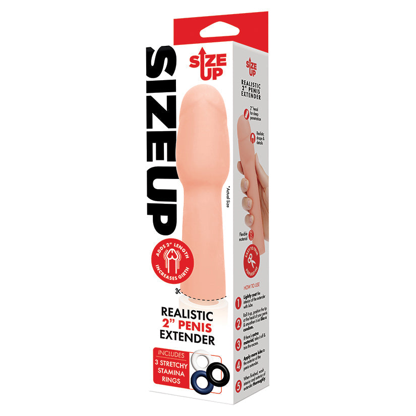 Size Up Realistic Penis Extender 2