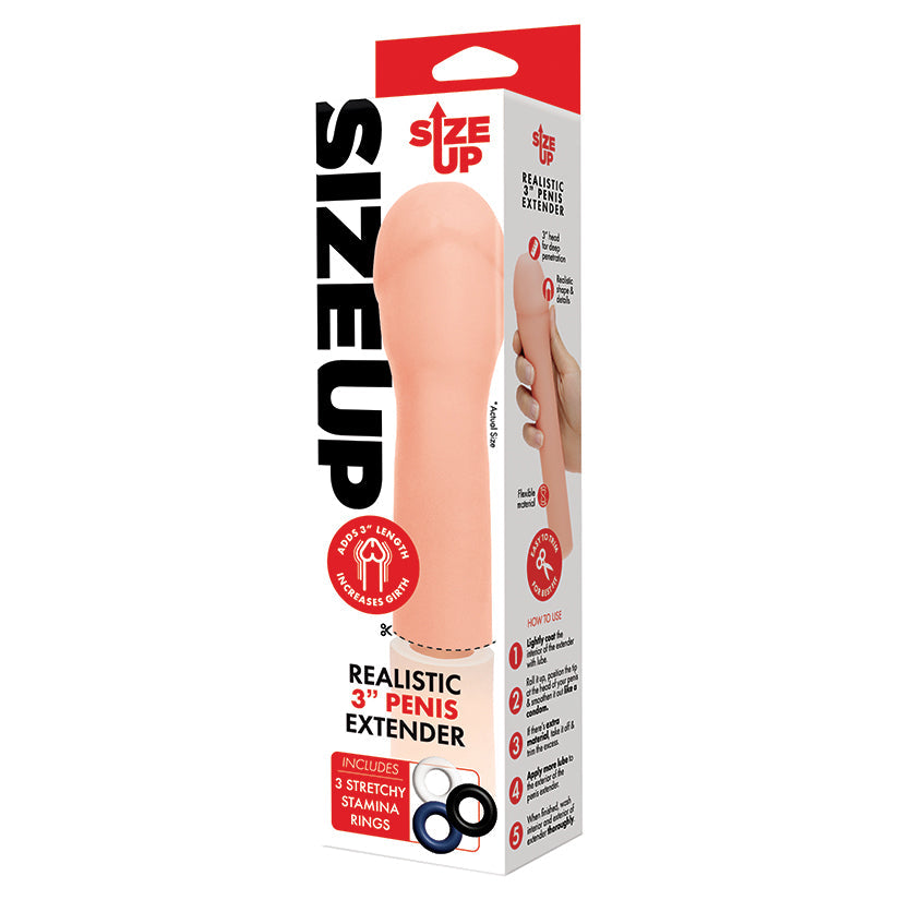 Size Up Realistic Penis Extender 3