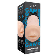 Load image into Gallery viewer, Zolo Gawk Gawk Vibrating Deep Throat Stroker
