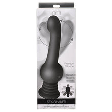 Load image into Gallery viewer, Inmi Sex Shaker Shaking Silicone Stimulator-Black
