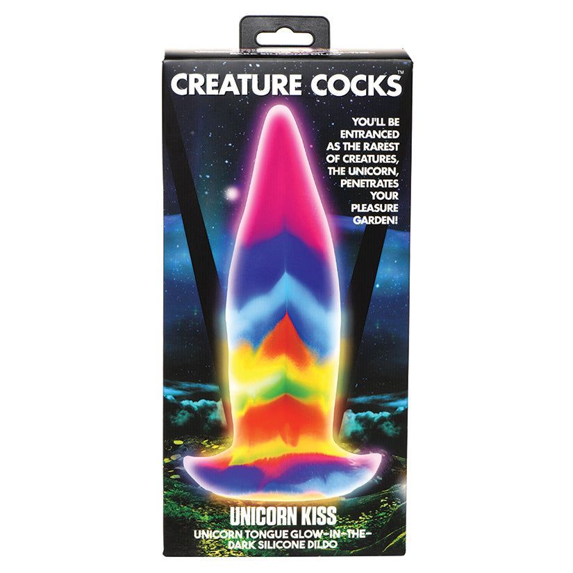 Creature Cocks Unicorn Kiss Dildo Glow In The Dark