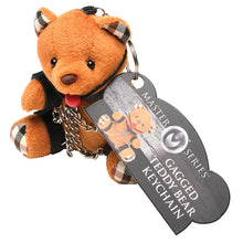 Load image into Gallery viewer, Master Series Teddy Bear Keychain-Gagged
