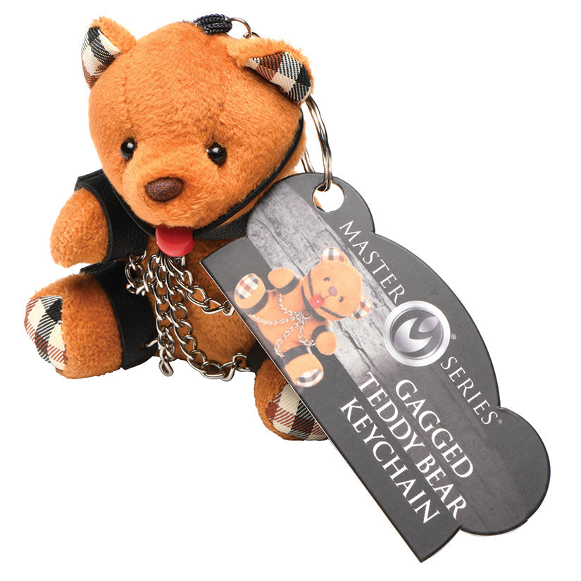 Master Series Teddy Bear Keychain-Gagged