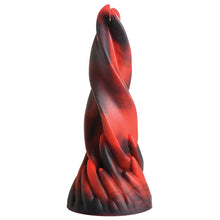 Load image into Gallery viewer, Creature Cocks Hell Kiss Twisted Tongues Silicone Dildo
