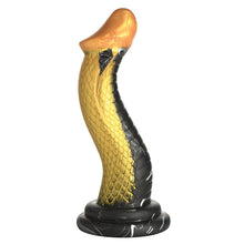 Load image into Gallery viewer, Creature Cocks Golden Mamba Snake Silicone Dildo
