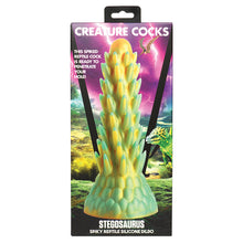 Load image into Gallery viewer, Creature Cocks Stegosaurus Spiky Reptile Silicone Dildo
